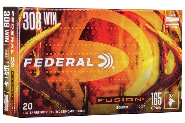 Náboje Federal Fusion .308Win, Bonded Soft Point 165gr