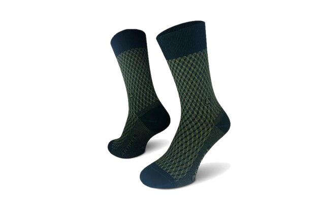 Merino ponožky Artipel, zelené 45-47