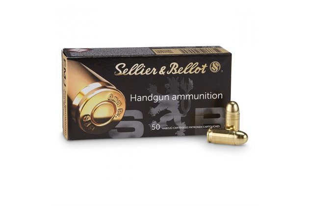 SB 9mm Browning FMJ 6g Boxer 50ks/bal