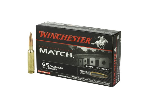 Winchester 6,5 Creedmoor Match BTHP 9,07g/140gr 20 ks/bal
